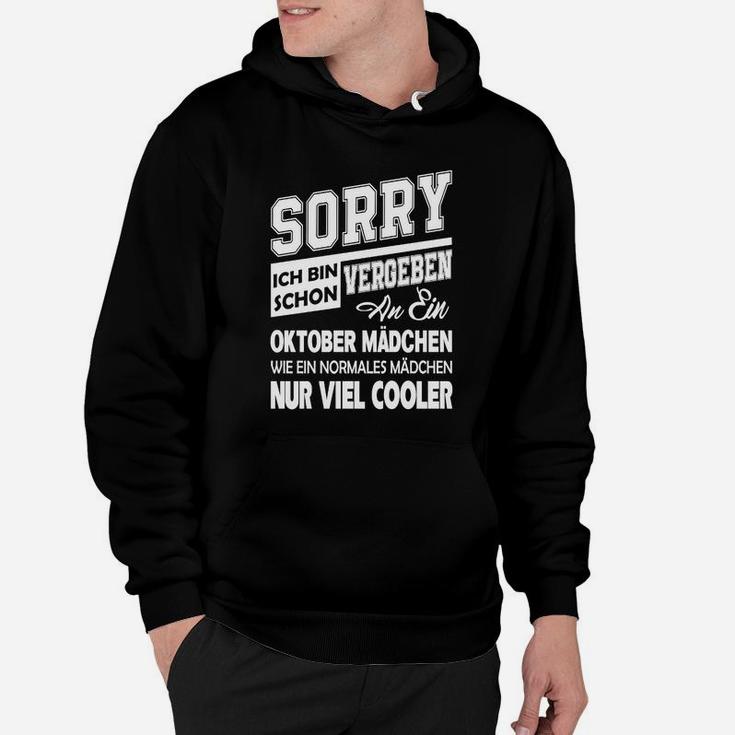 Entschuldigung Oktober Mädchen Hoodie