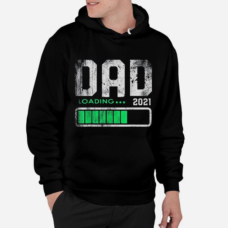 Fathers Day Dad Est 2021 Loading Future New Daddy Baby Hoodie