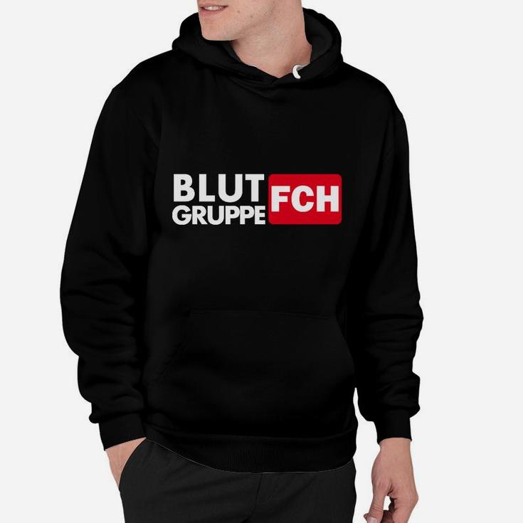 FCH Blutgruppe Fan Hoodie, Schwarz mit Aufdruck