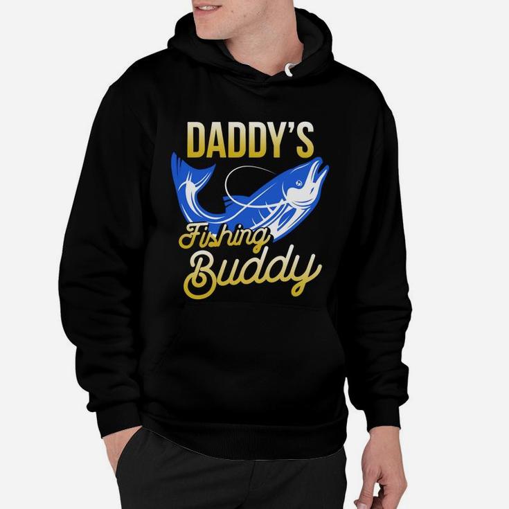 Fitted Daddys Fishing Buddy Shirt Kids Fishing Nature Hoodie