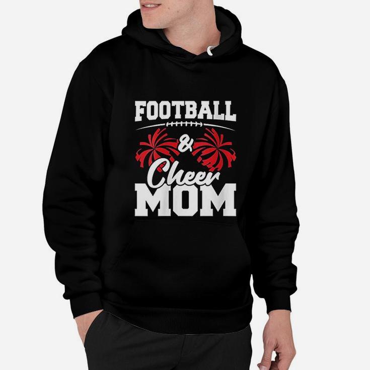 Football And Cheer Mom High School Sports Cheerleading Hoodie
