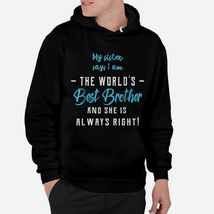 Funny Best Brother From Sister Hoodie