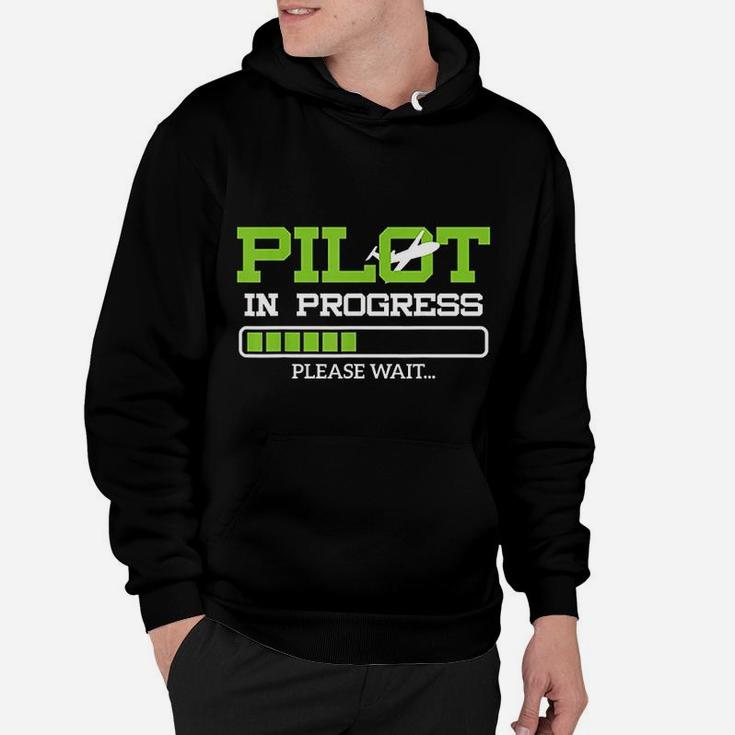 Funny Pilot In Progress Flight Student Gift Hoodie