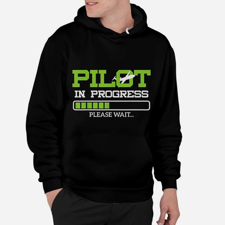 Funny Pilot In Progress Flight Student Gift Idea Hoodie