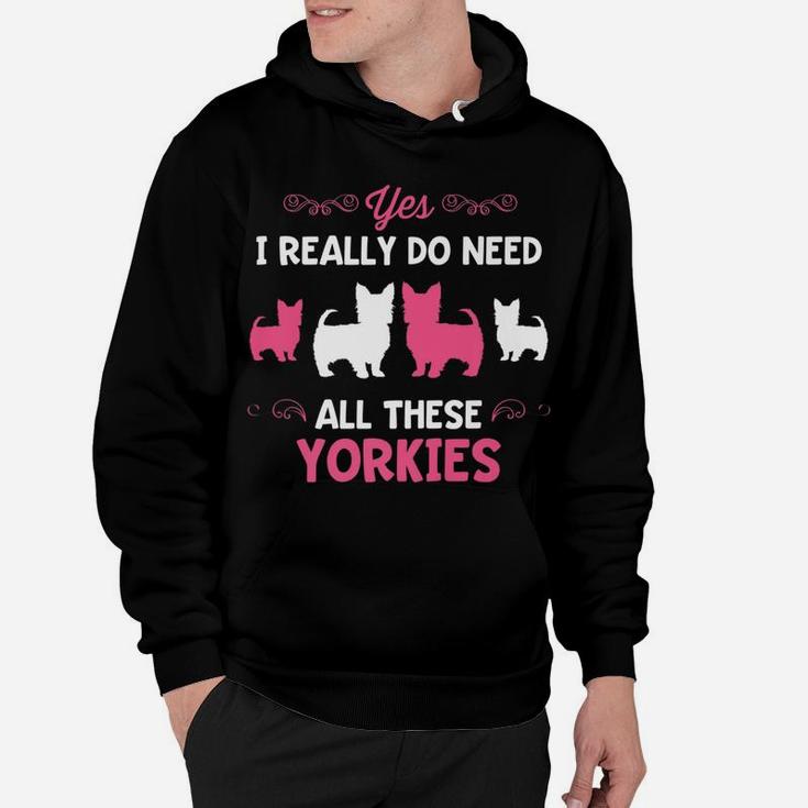Funny Yorkie Dog Breed Lover Puppy Yorkshire Terrier Hoodie