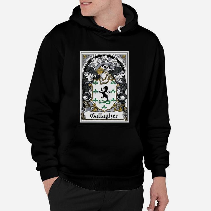 Gallagher Coat Of Arms Irish Family Crests Hoodie | Seseable