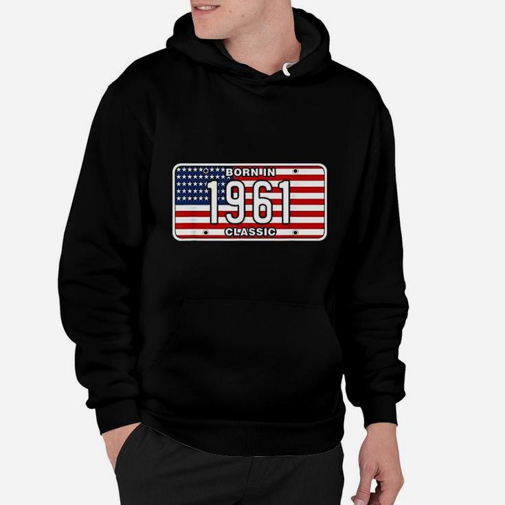 Gift For 61 Years Old Vintage Classic Car 1961 61st Birthday  Hoodie