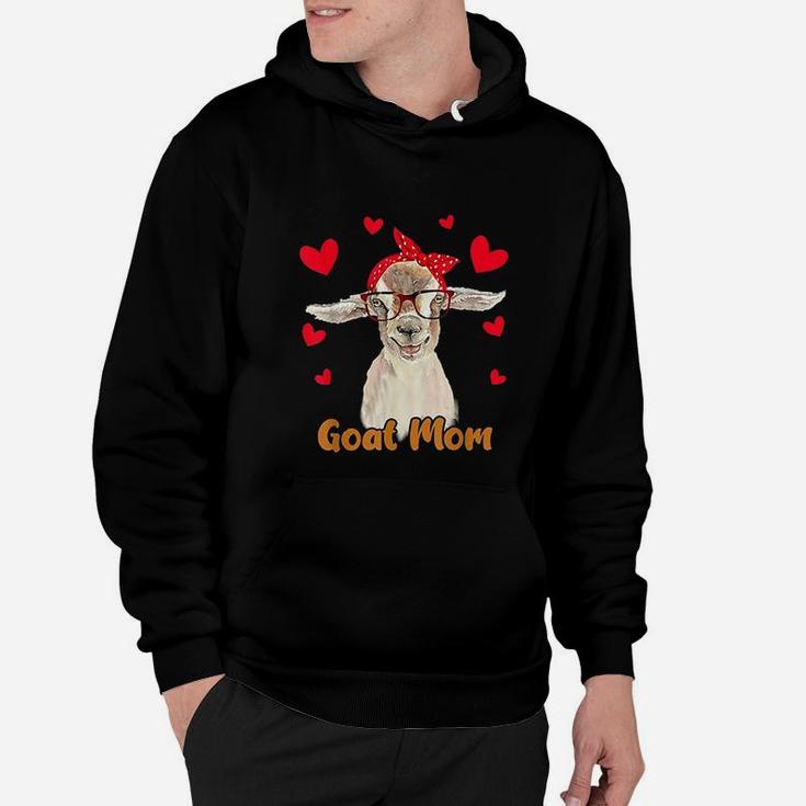 Goat Mom Valentines Day Goat Lover Hoodie