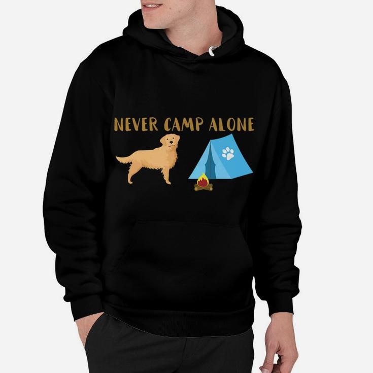 Golden Retriever Dog Tent Funny Camping Travel Hoodie