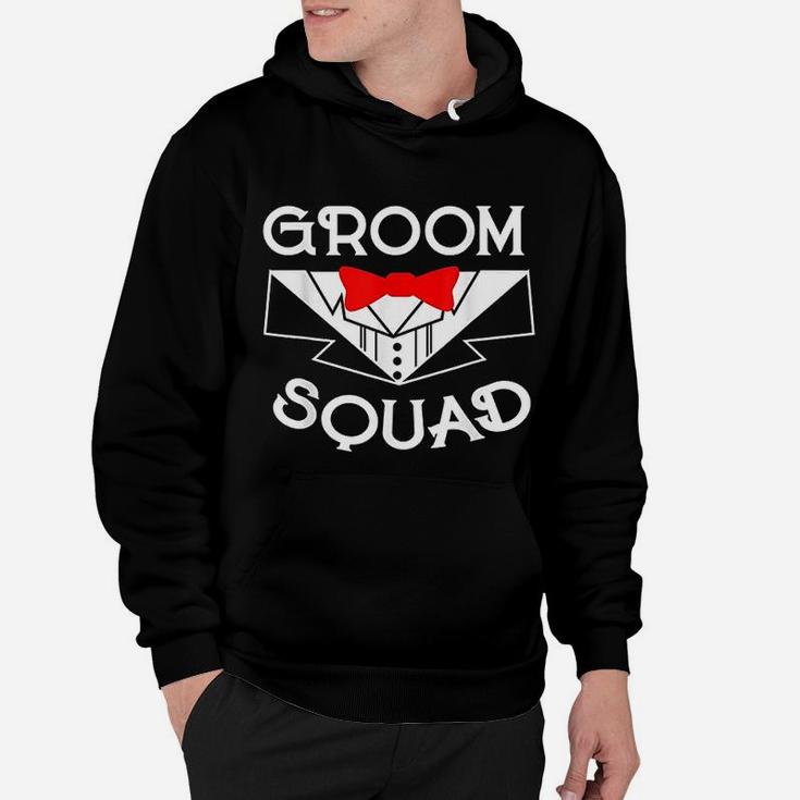 Groom Squad Bachelor Party Groomsmen Tuxedo Hoodie
