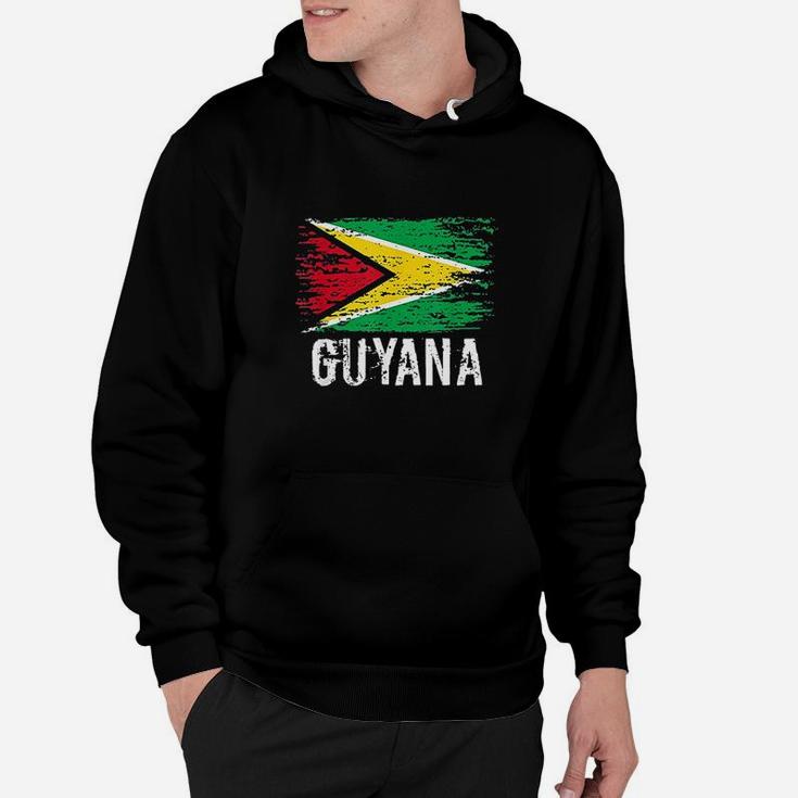 Guyanese Flag Pride Vintage Guyanese Root Gift Guyana Hoodie