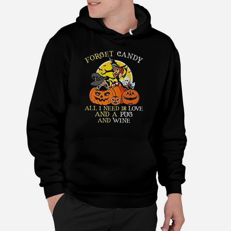 Halloween Pug Lover Funny Quote Hoodie