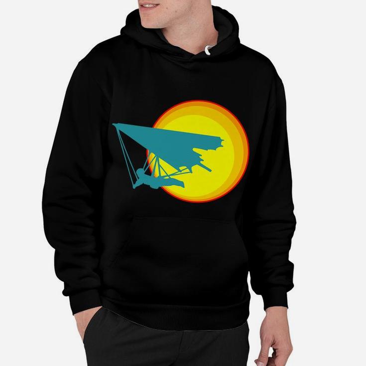 Hang Glider Silhouette - Hang Gliding - Wind Sports Hoodie