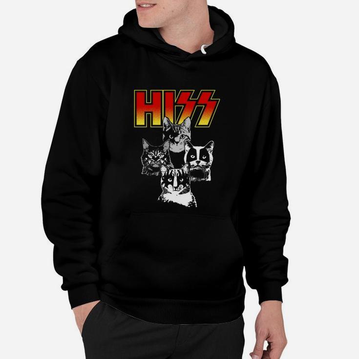Hiss Cats Metal Cats Hoodie