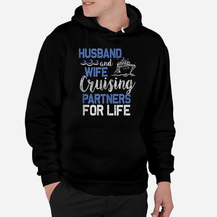 Husband And Wife Cruising Partners For Life Funny Cruise Hoodie