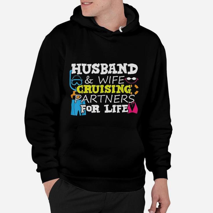Husband And Wife Cruising Partners For Life Vacation Hoodie