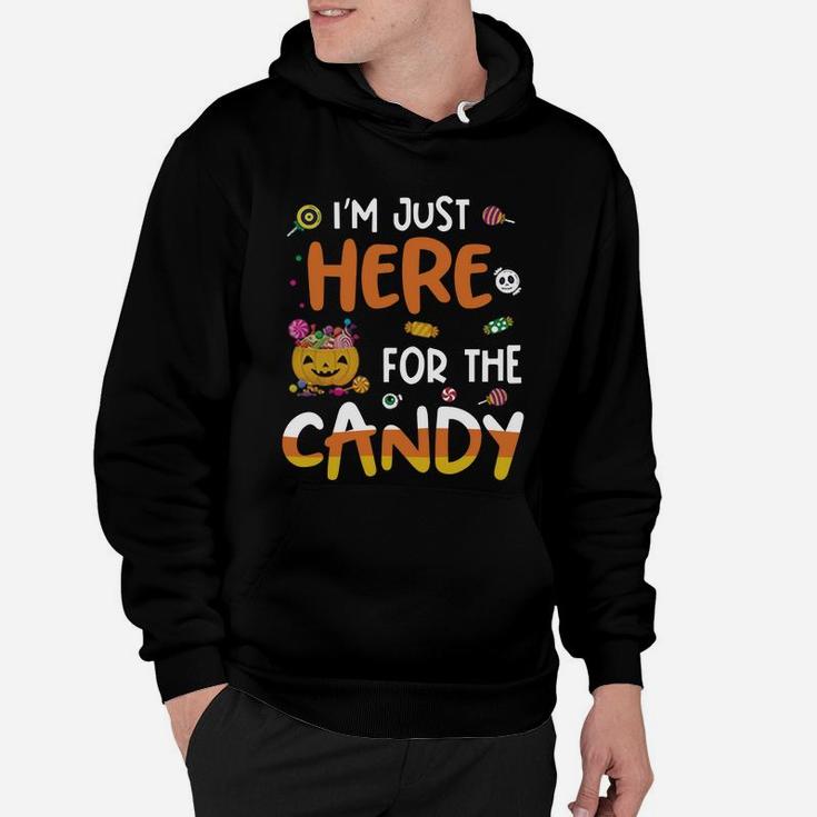 I Am Just Here For The Candy Halloween Mens Hoodie