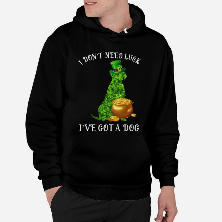 I Do Not Need Luck I Have Got A Cane Corso Shamrock St Patricks Day Dog Lovers Hoodie