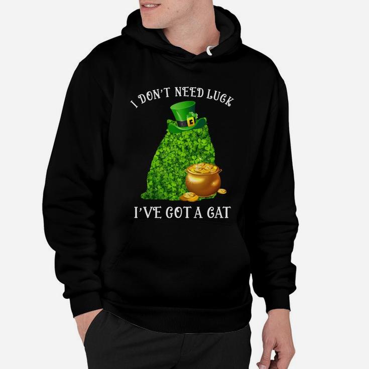 I Do Not Need Luck I Have Got A Persian Shamrock St Patricks Day Cat Lovers Hoodie