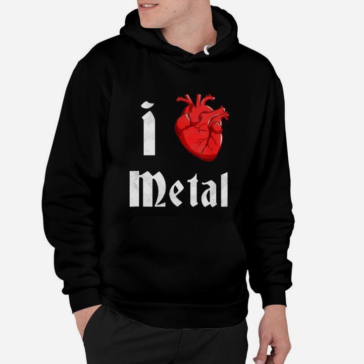 I Heart Metal Funny Shirts Hoodie