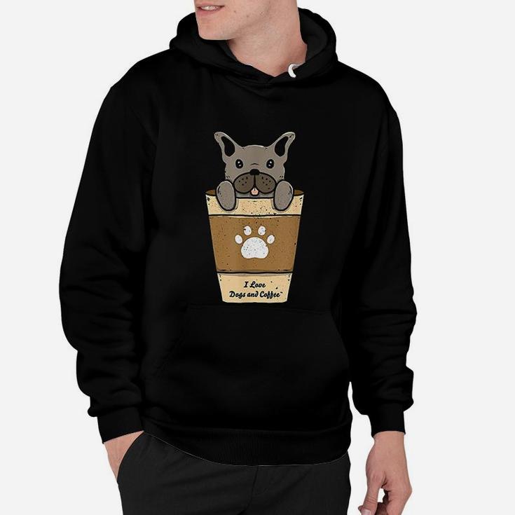 I Love Dogs And Coffee For Coffee Paw Dogs Hoodie