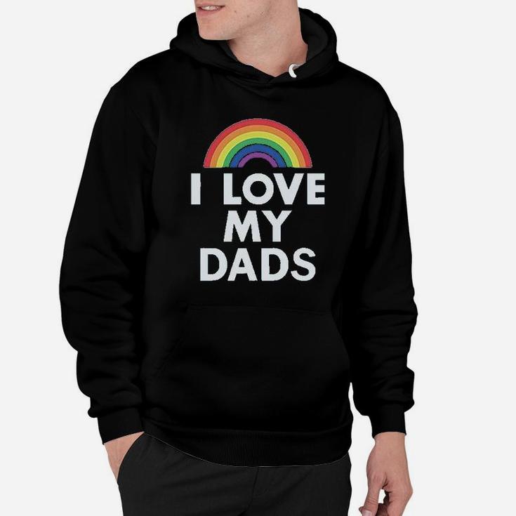I Love My Dads Outfit Infant Gay Pride Lgbt Fathers Day Baby Hoodie
