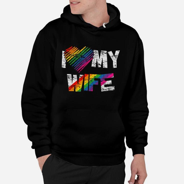 I Love My Wife Gay Rights Tshirt Lesbian Pride Marriage Hoodie