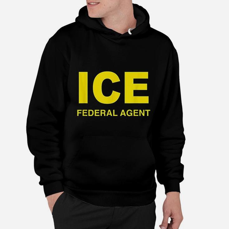 Ice Halloween Costume Federal Agent Police Immigration Hoodie