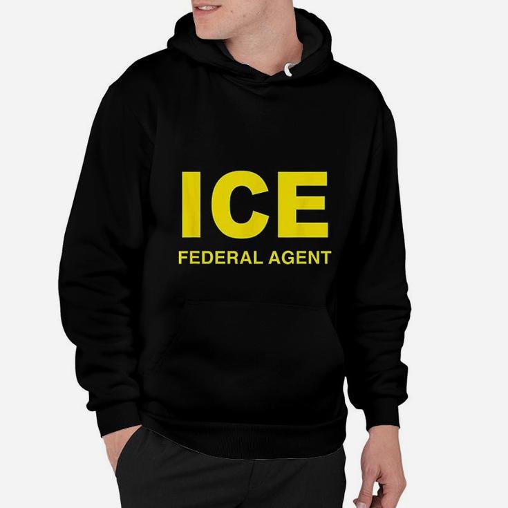 Ice Halloween Costume Federal Agent Police Immigration Hoodie