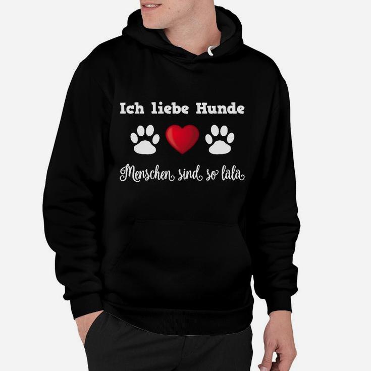 Ich liebe Hunde Hoodie, Witziges Haustierliebhaber Outfit