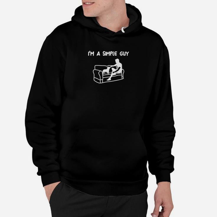 Im A Simple Guy French Bulldog Minimalist Hoodie