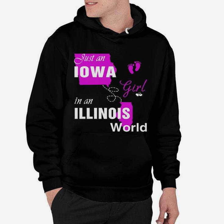 Iowa Girl In Illinois Shirts,iowa Girl Tshirt,illinois Girl T-shirt,illinois Girl Tshirt,iowa Girl In Illinois Shirts,illinois Girl Hoodie Hoodie