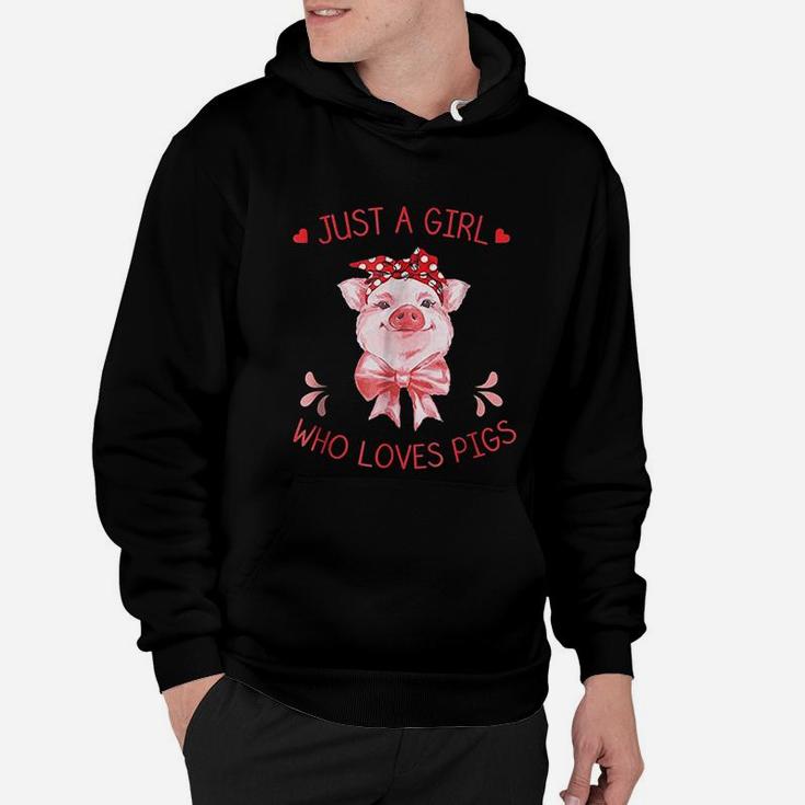 Just A Girl Who Loves Pigs Pig Lover Gifts Hoodie