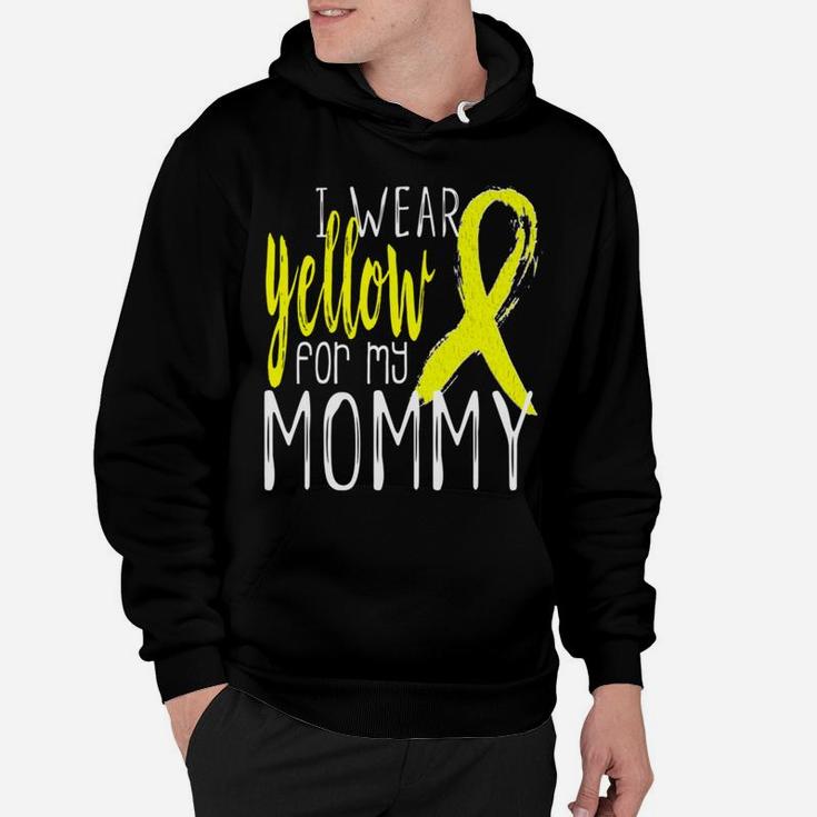 Kids I Wear Yellow Ribbon For My Mommy Kids Youth Hoodie