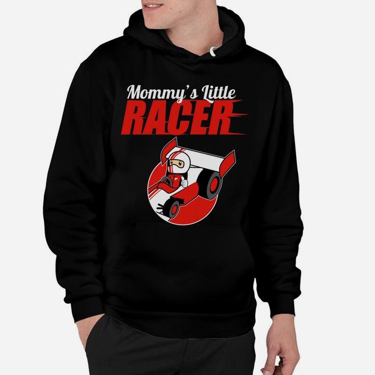 Kids Racer Mommys Little Racer Boys Race Car Driver Hoodie