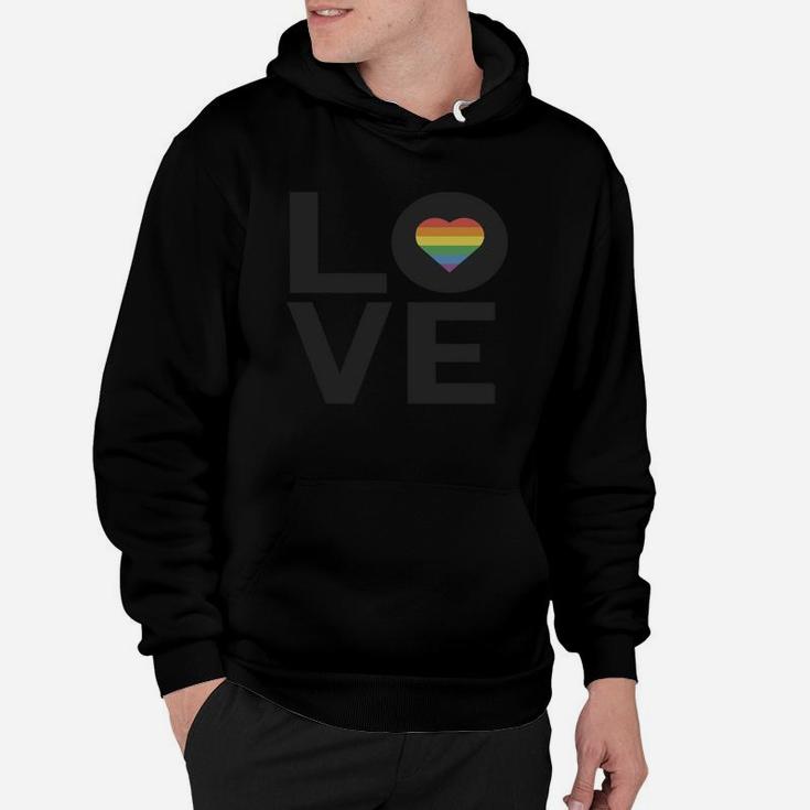 Lgbt Rainbow Love T-shirt Gay Lesbian Inspired Rainbow Heart Lgbt Pride Lgbt Hoodie