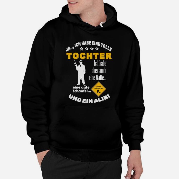 Lustiges Vater-Tochter Hoodie mit Schaufel-Motiv und Spruch