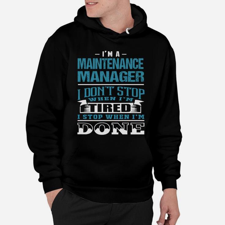 Maintenance Manager Hoodie