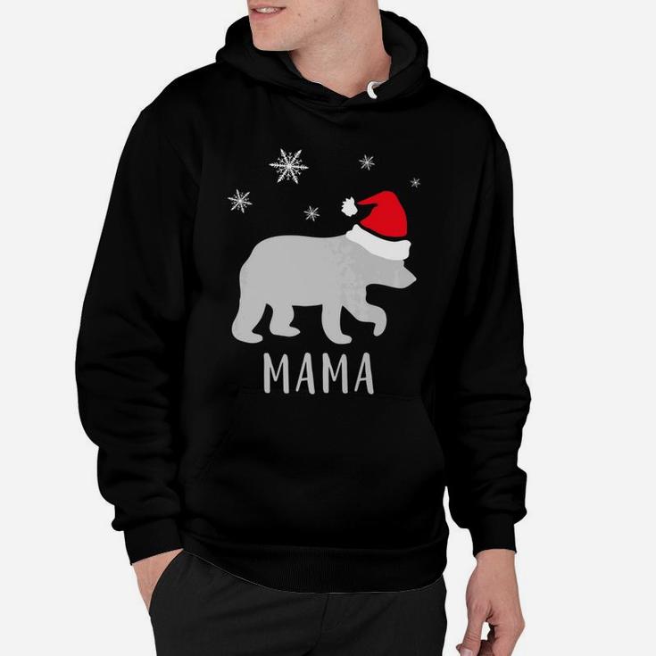 Mama B E A R Family Christmas Pajama Idea Hoodie