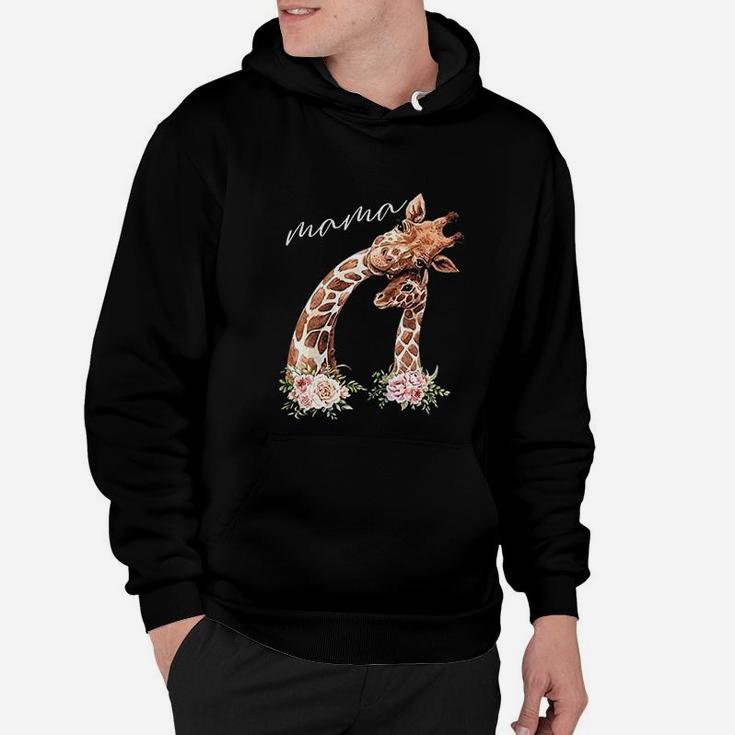 Mama Giraffe New Mom Mommy Gift For Mothers Day Hoodie