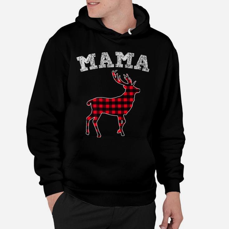 Mama Reindeer Matching Family Group Christmas Pj Tee Hoodie