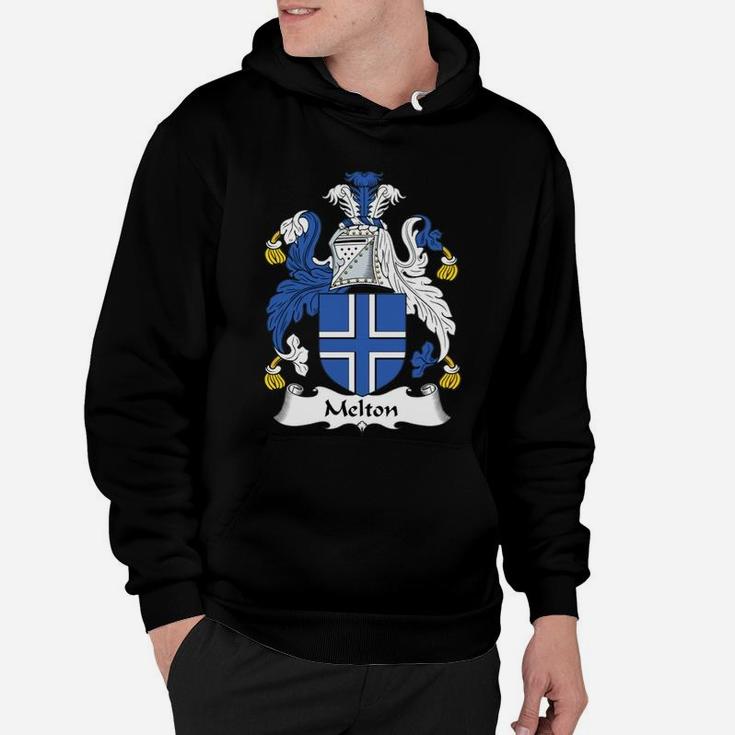 Melton Family Crest British Family Crests Hoodie