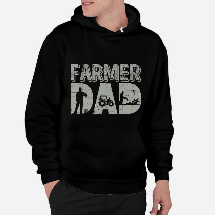 Mens Farmer Dad Shirt Farm Farming Fathers Day Gift Tractor Hoodie