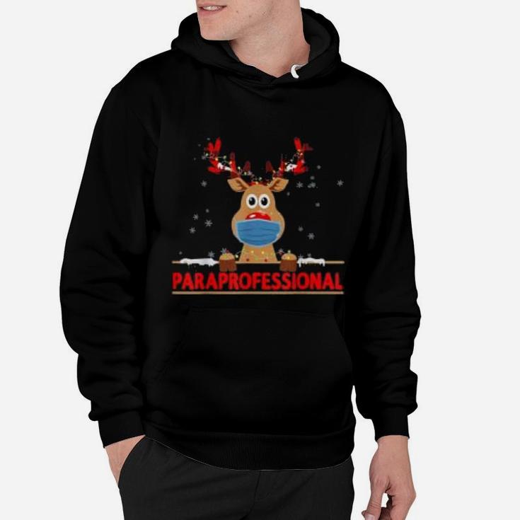 Merry Christmas Paraprofessional Reindeer Gift Hoodie