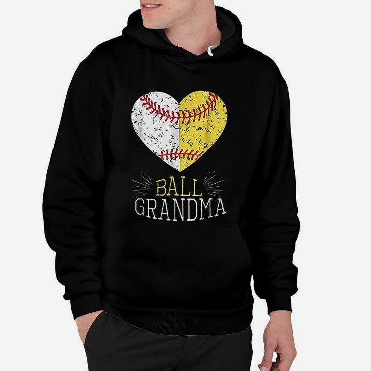 Mom Funny Baseball Ball Funny Grandma Softball Gifts Hoodie