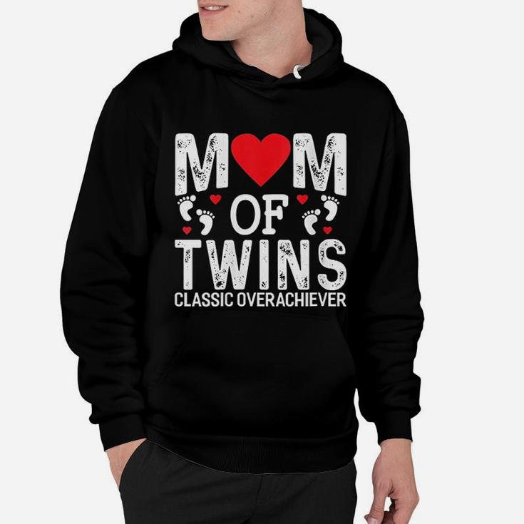 Mom Of Twins Classic Overachiever Hoodie