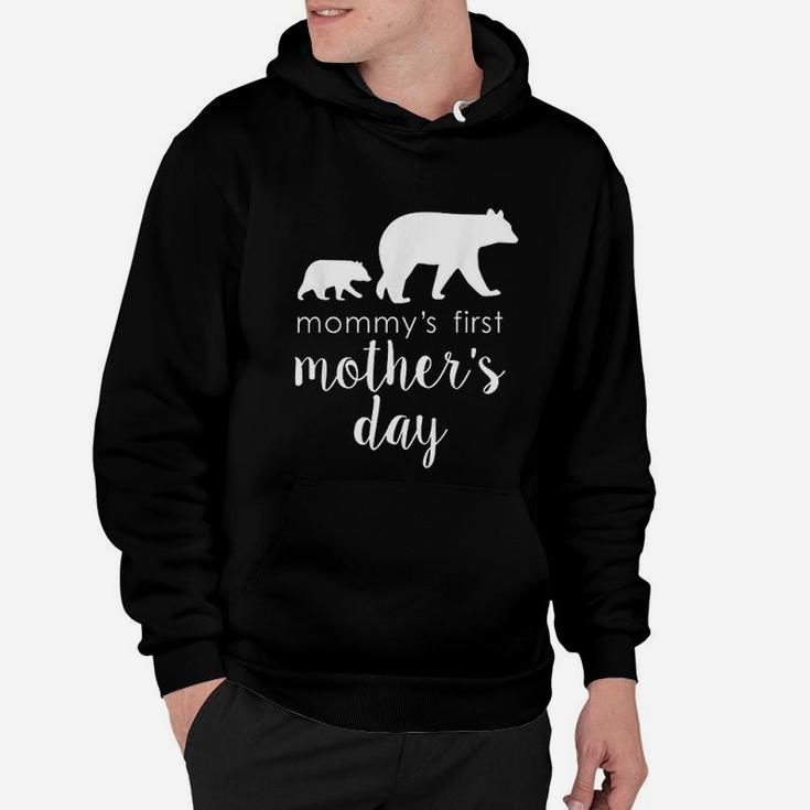 Mommys First Mothers Day Bear Mothers Gift Mama Hoodie