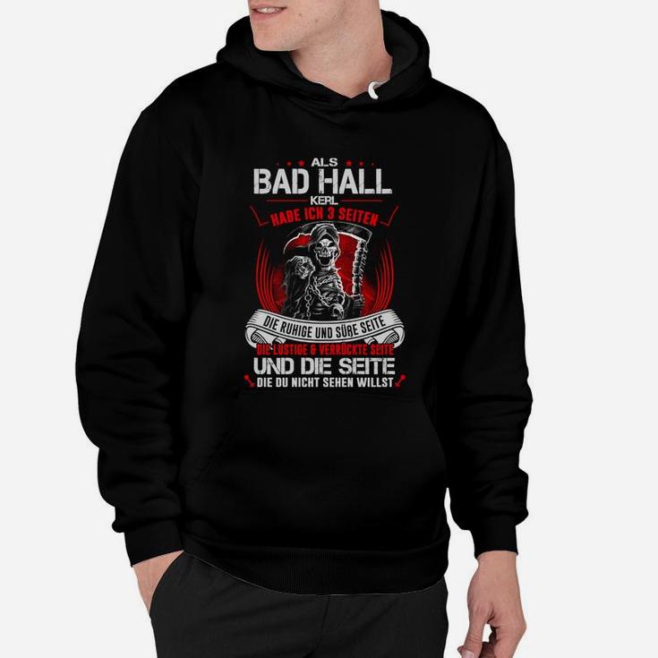 Motorrad Schwarzes Hoodie Als Bad Hall Kapitel, Unisex-Hoodie mit Spruch