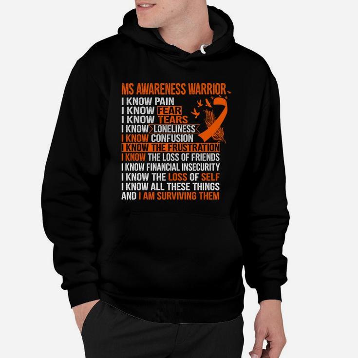 Ms Awareness Support Ms Awareness Warrior Hoodie