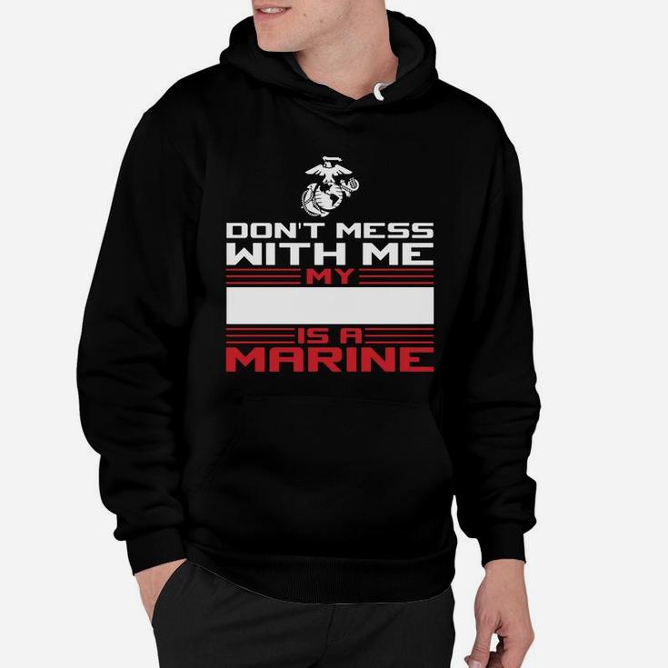 My Daddy Is A Marine, Custom Design Template Hoodie